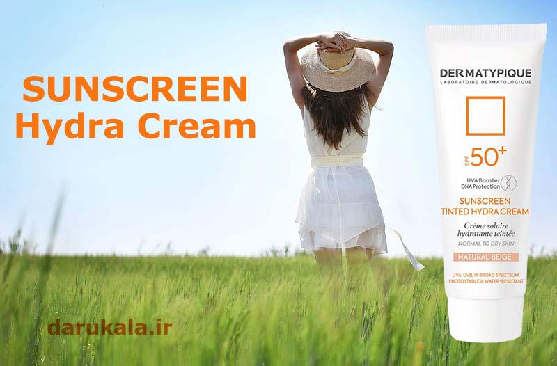 خرید ضد آفتاب رنگی درماتیپیک مدل هیدرا برای پوست خشک