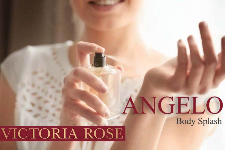 اسپری خوشبو کننده و بادی اسپلش ویکتوریا رز مدل آنجلو angelo victoria rose