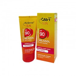 کرم ضد آفتاب رنگی بژ هلویی SPF90 آردن مناسب پوست معمولی و خشک 50 گرم