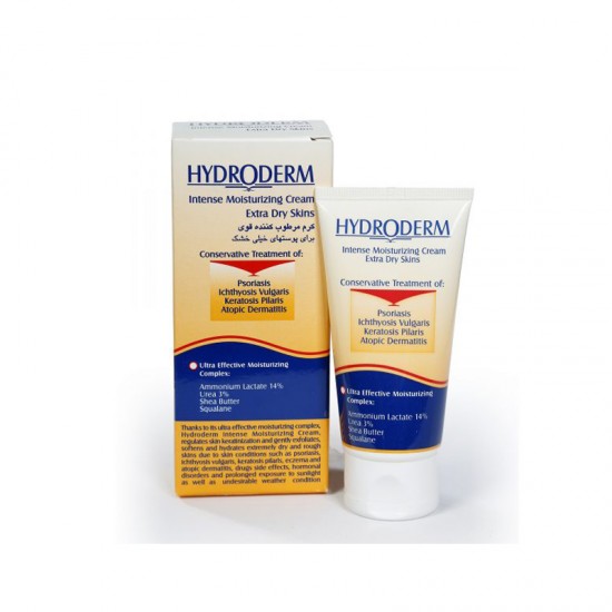 کرم مرطوب کننده قوی هیدرودرم مناسب پوست های خیلی خشک ۵۰ میلی لیتر