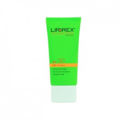 کرم ضد آفتاب رنگی لیپورکس SPF30 | ضدآفتاب ب ب مناسب پوست جوش دار 