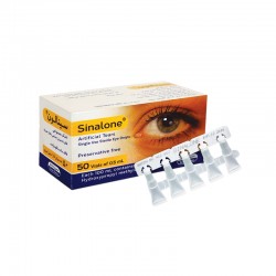 اشک مصنوعی سینالون سینا دارو ۵۰ ویال | قطره استریل چشمی