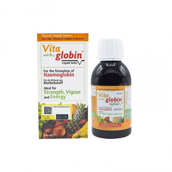 شربت ویتاگلوبین ویتان 200 میلی | مولتی ویتامین تقویتی برای تمام سنین