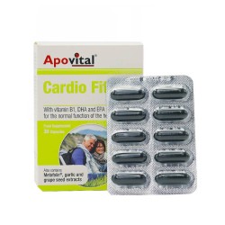 کپسول کاردیو فیت آپوویتال 30 عددی | مولتی ویتامین برای تقویت قلب