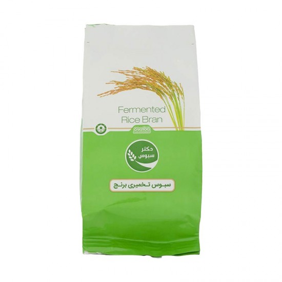 پودر سبوس برنج دکتر سبوس 400 گرم | سبوس برنج فرآوری شده حاوی ویتامین ها و مواد مغذی