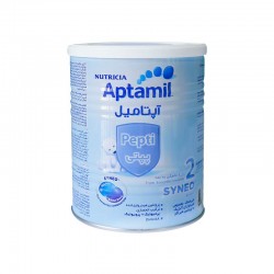 شیر خشک آپتامیل پپتی 2 نوتریشیا 400 گرمی | حاوی پروتئین هیدرولیز شده برای بعد از ۶ ماهگی