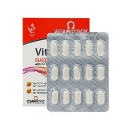 قرص اولترا ویتامین سی ویتابیوتیکس 60 عددی | تقویت سیستم ایمنی بدن
